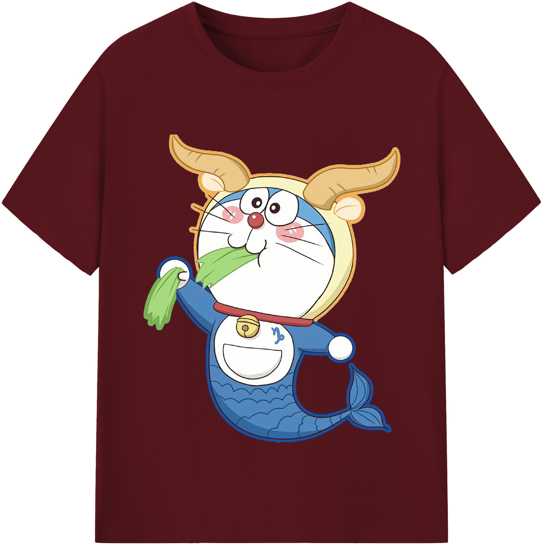（画像用） ドラえもん Doraemon 綿100％半袖Tシャツ（フロントプリント）